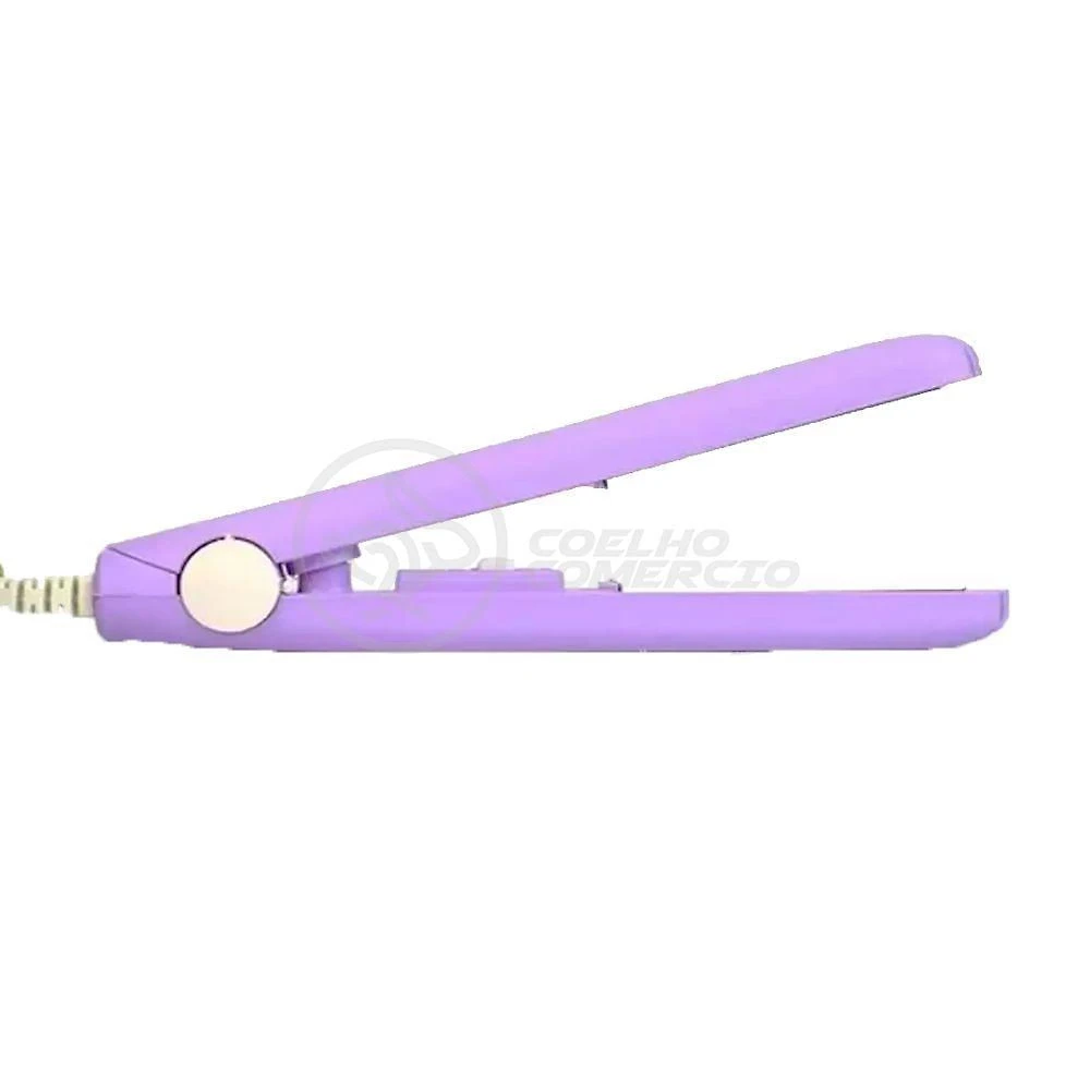 Mini Chapinha Prancha 17Cm Bivolt 110|220V Profissional Roxo