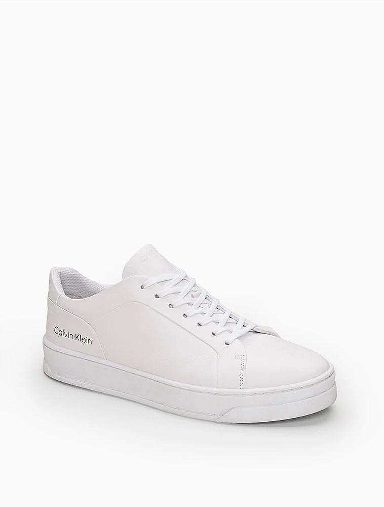 Tênis Couro Calvin Klein - Branco 37