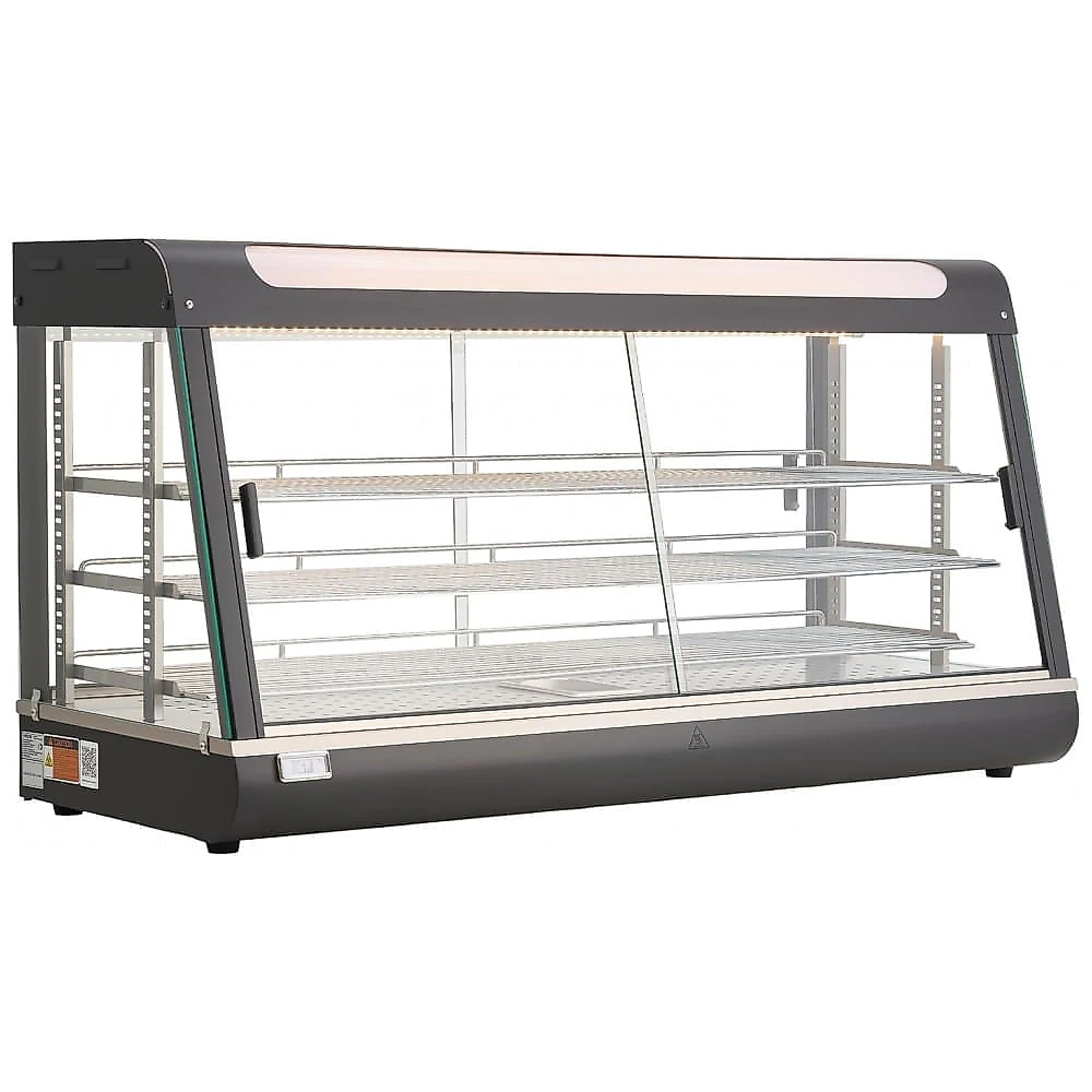 Estufa Expositora de Alimentos VEVOR NB-603 3 Andares 180L LED 1600W 110V
