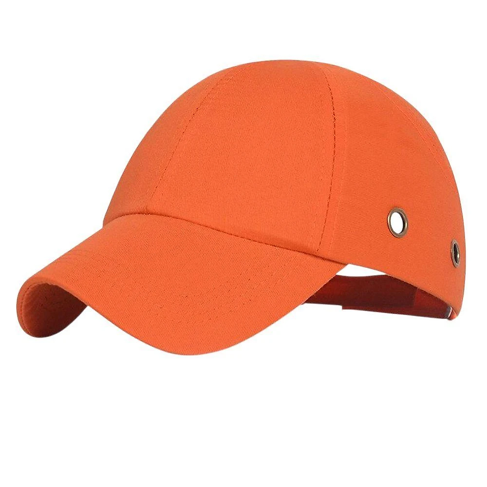 Bone Com Capacete Epi Obra Segurança Do Trabalho Casquete Trabalho Reparo Resistente Proteçao Cor Laranja