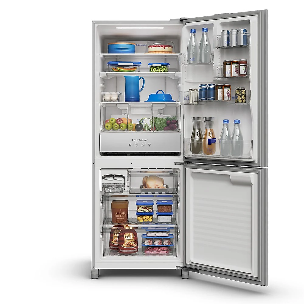 Refrigerador Bottom Freezer Panasonic de 02 Portas Frost Free com 467 Litros Diamont Glass - NR-BB65GV7M Bivolt