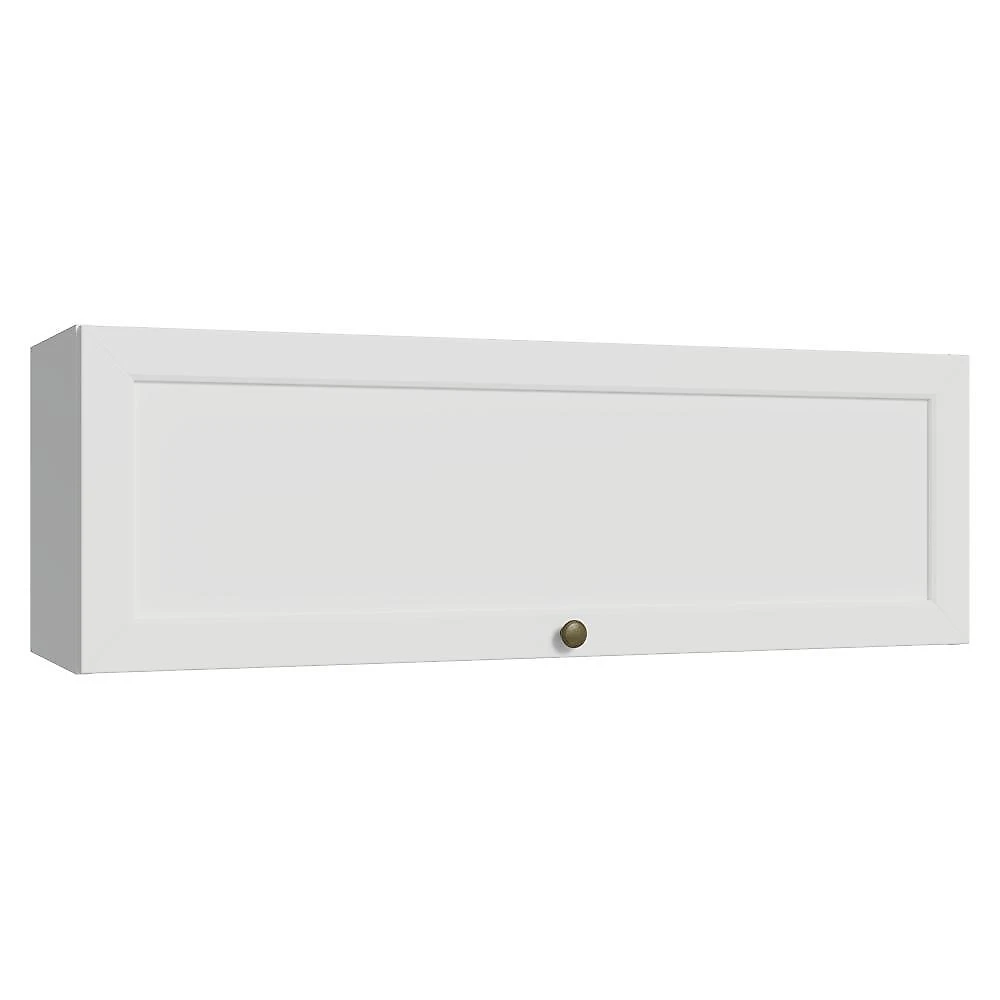 Armário aéreo 100 cm 1 porta basculante branco vik madesa