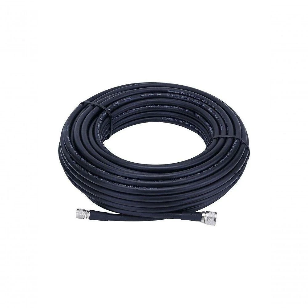 Kit Cabo Celular Aquário CF-220 RGC-213 para Instalação de Antena Celular com Cabo Coaxial de Alta Performance 20 m