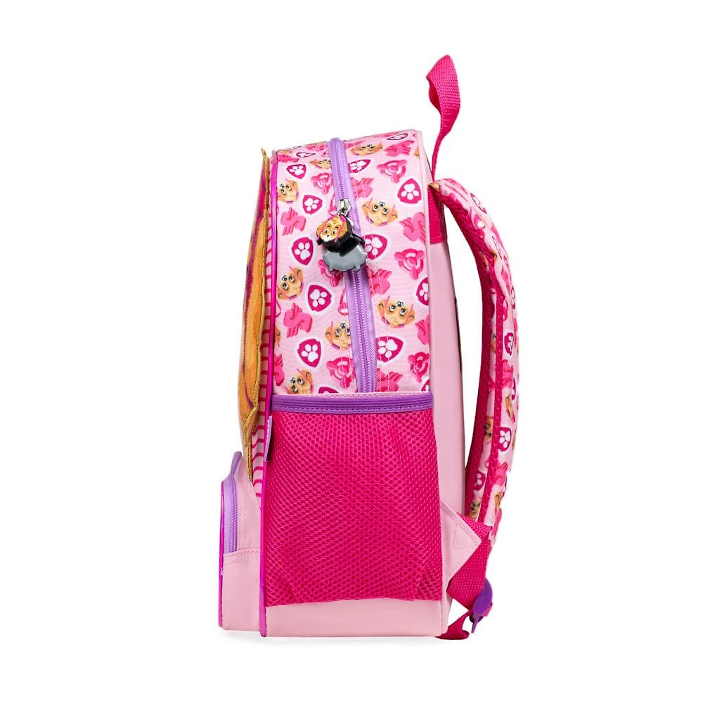 Miniatura Mochila Escolar Feminina Patrulha Canina Skye Baby Rosa Rosa