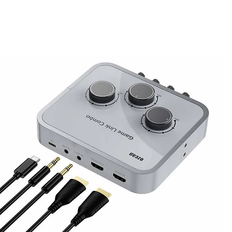 Placa de Captura Ezcap332 Game Link Combo 4K HDMI para USB 3.0
