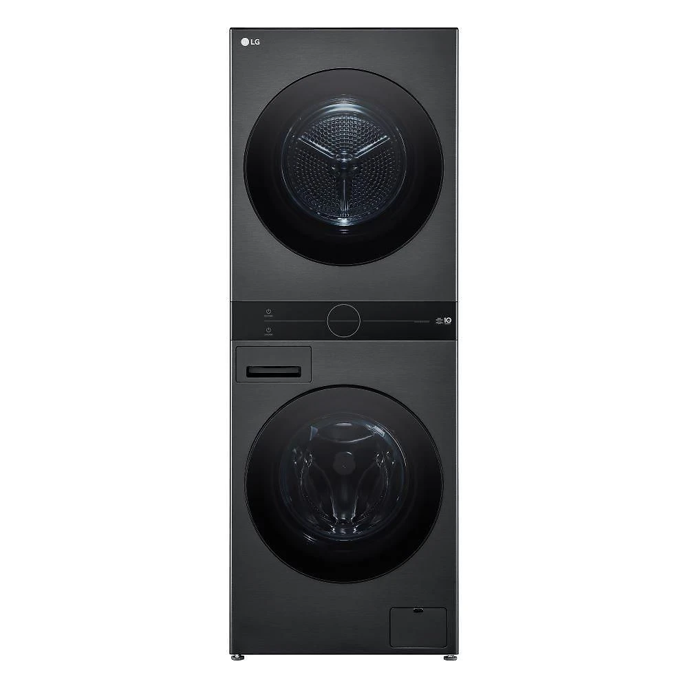 Lava e Seca Torre WashTower 14kg Black Inox 127V