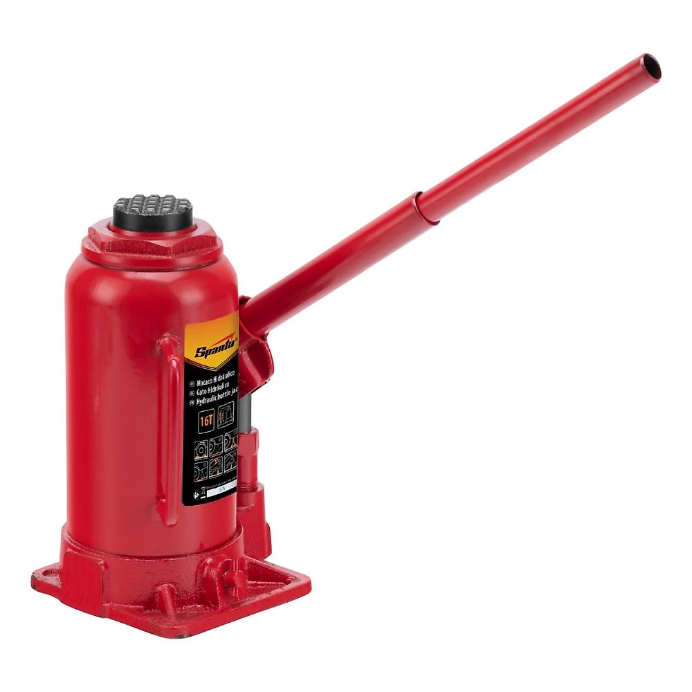 Macaco hidráulico garrafa 16t 220-420mm sparta 5032755