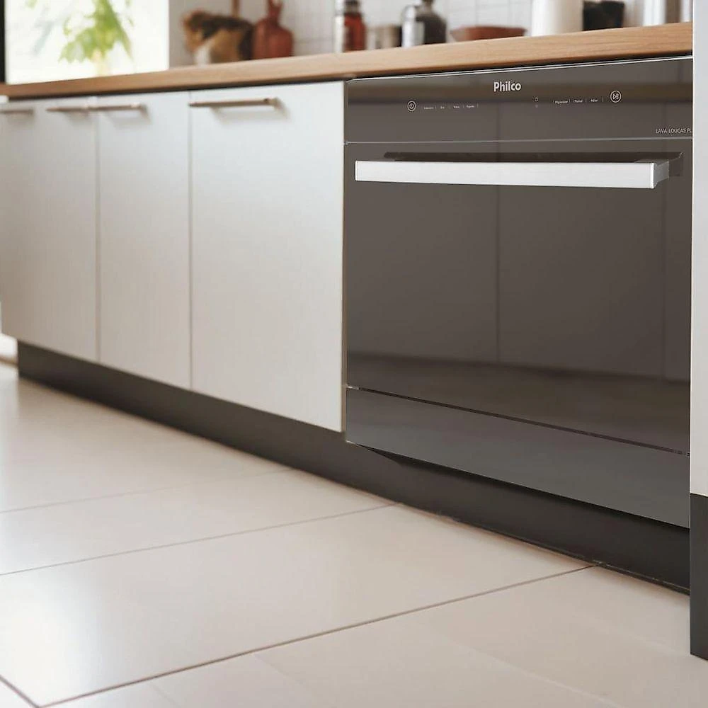 Lava Louças Philco 10 Serviços Preto Espelhado PLL10 220V
