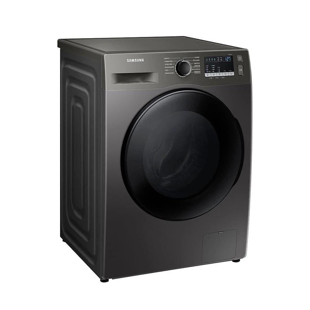 Lavadora de roupas samsung ww11t4040bxfaz com diamond drum e vapor de higiene inox - 11kg