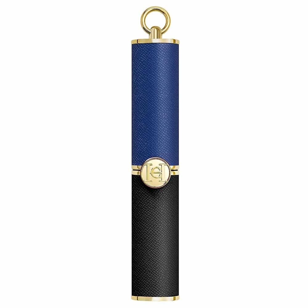 Case para Batom Carolina Herrera Maxi Glaze Azul + Preto