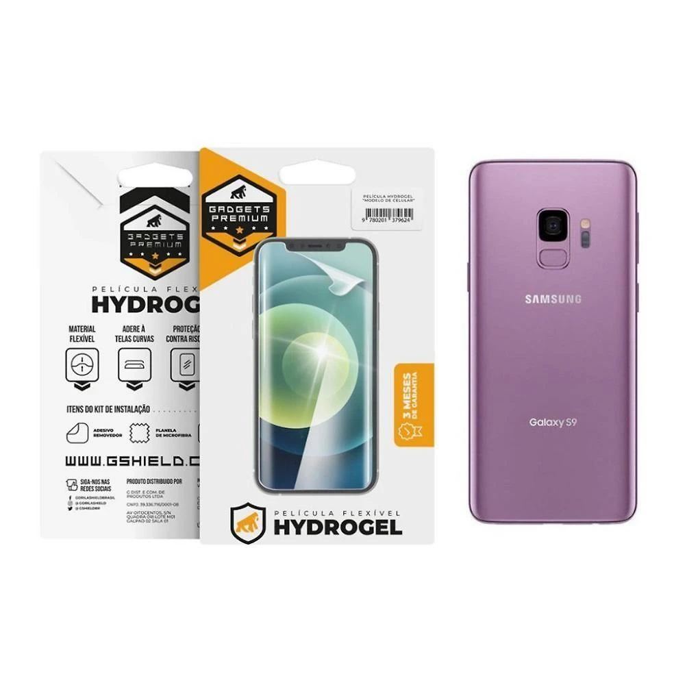 Película Traseira De Hydrogel Para Samsung Galaxy S9 - Gshield