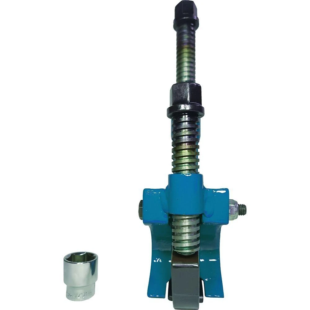 Máquina para Descolar Pneus de Caminhão e Agrícola Azul Destalonador para Tratores Caminhões