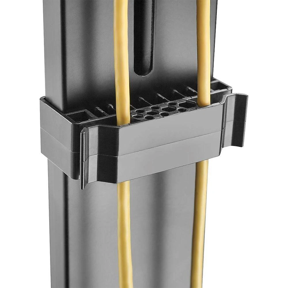 Suporte para Monitor PLMSM01F para Monitores 17" a 32" com Regulagem de Altura Preto Pcyes