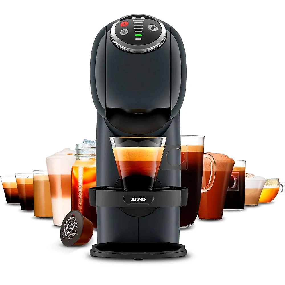 Cafeteira Expresso Nescafé Dolce Gusto Arno Genio S Plus Cinza - 110V