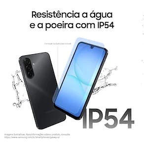Celular Samsung Galaxy A17 4G Tela 6.7" 128GB Super AMOLED Câmera Tripla 50MP Azul