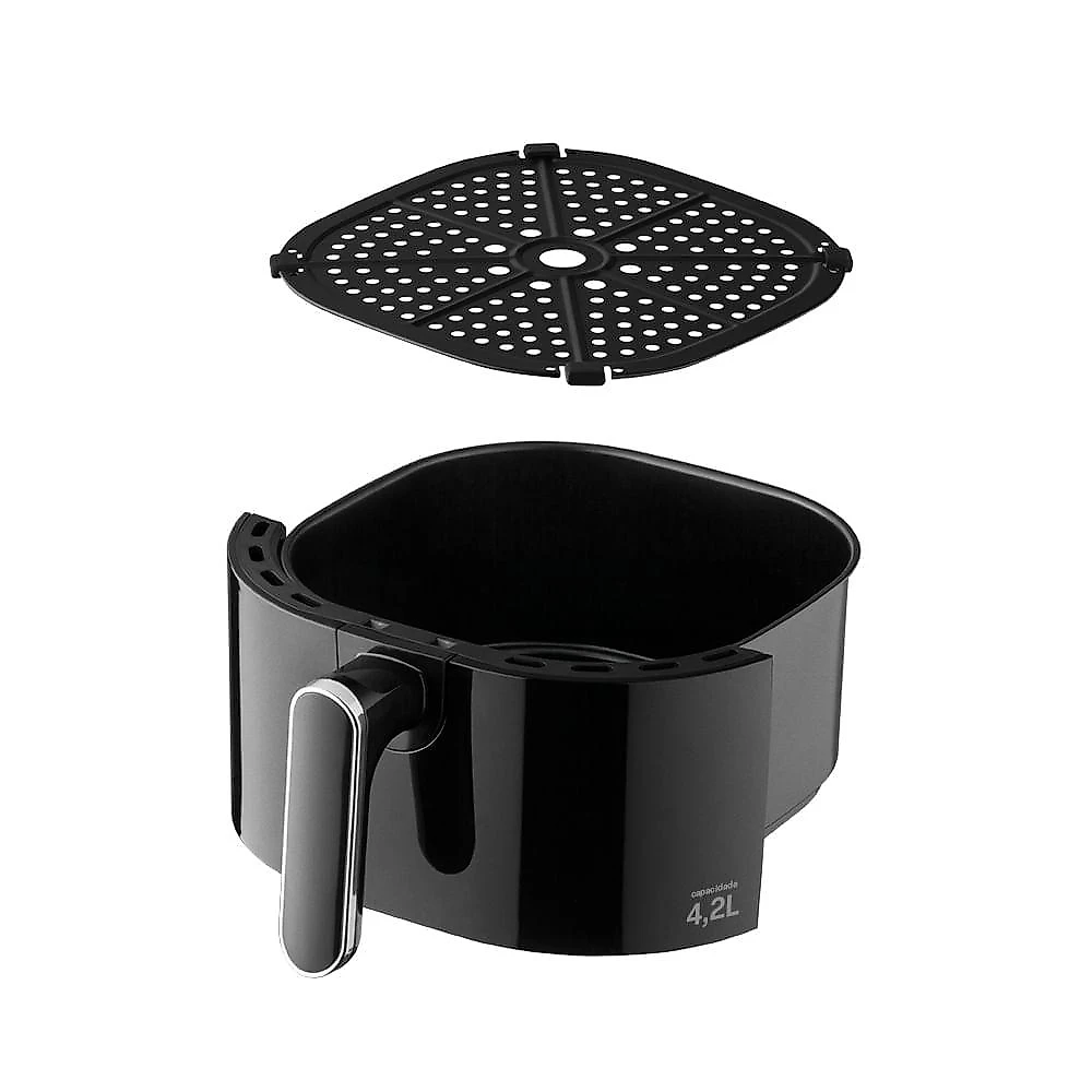 Air fryer multi 4,2l 127v-1500w temperatura 80 a 200ºc preta - go207 preto - 127v