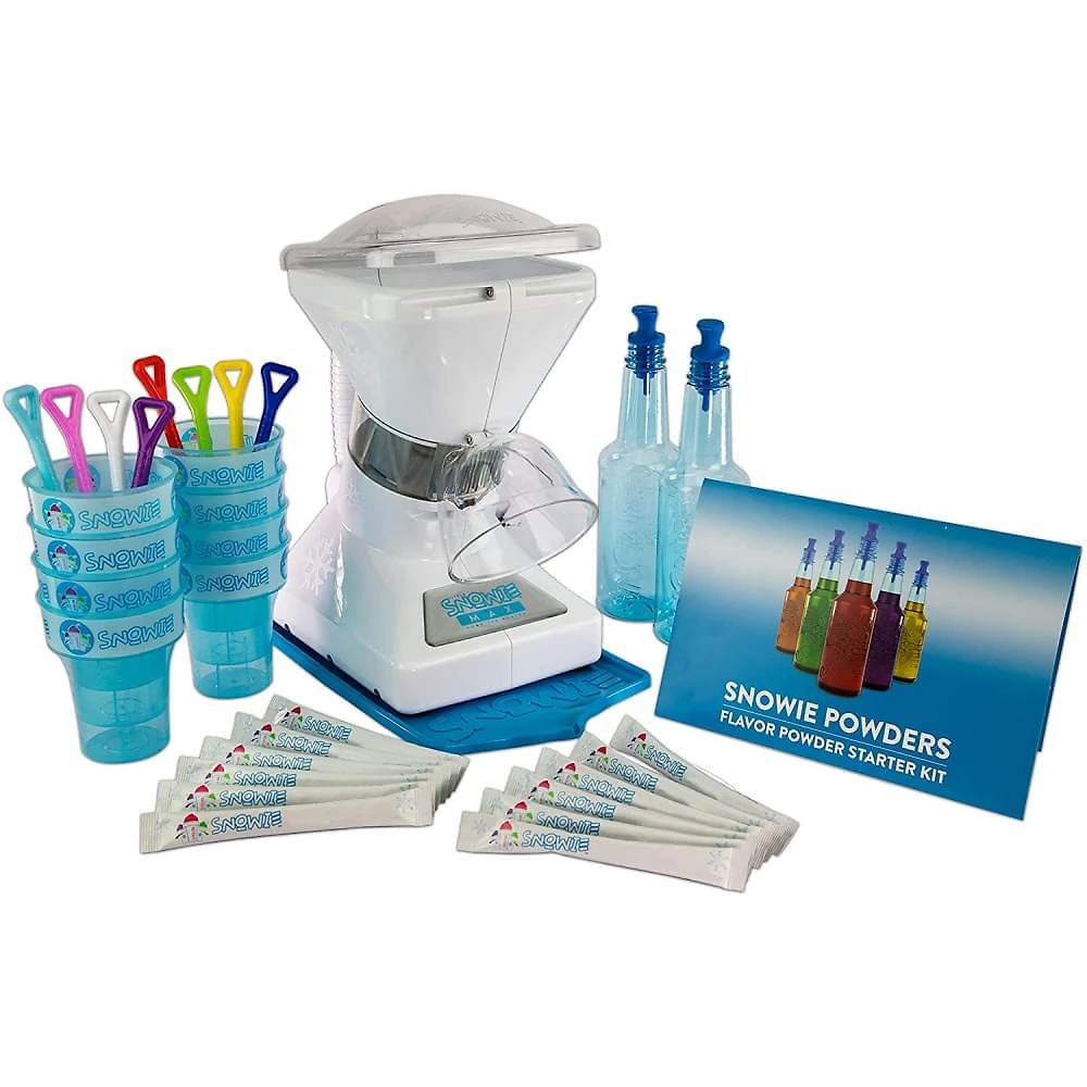 Snowie Máquina de Raspadinha com Xaropes e Cones110V Branca