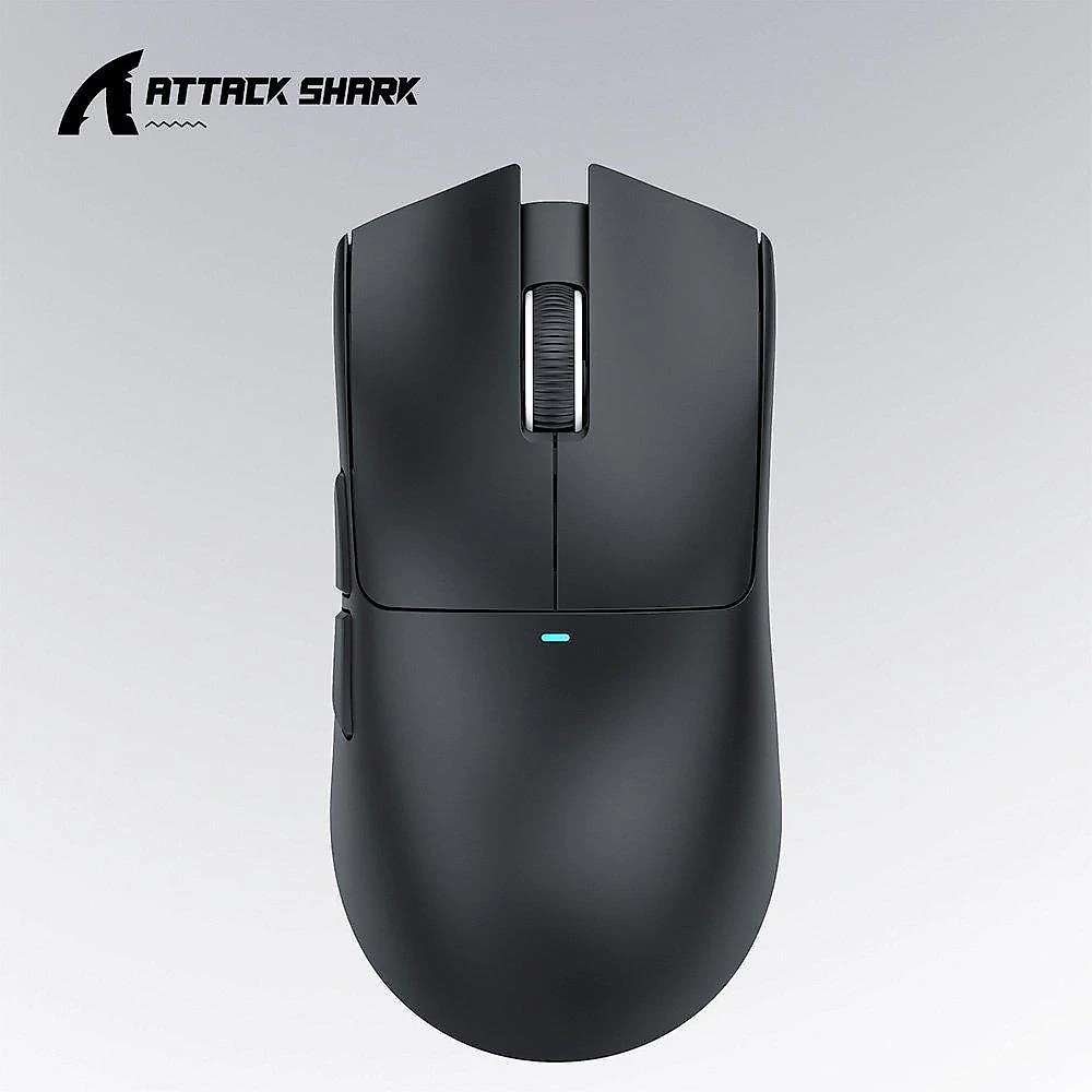 Mouse Gamer sem Fio Attack Shark X11 com Dock Black