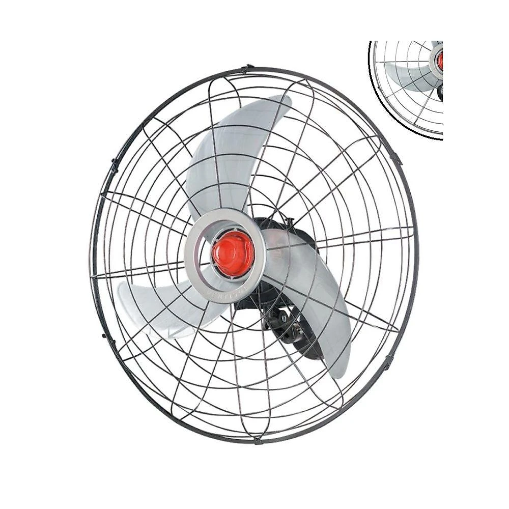 Ventilador de Parede Ventisol 230W 60cm 3 Pás Preto Power 70 Bivolt