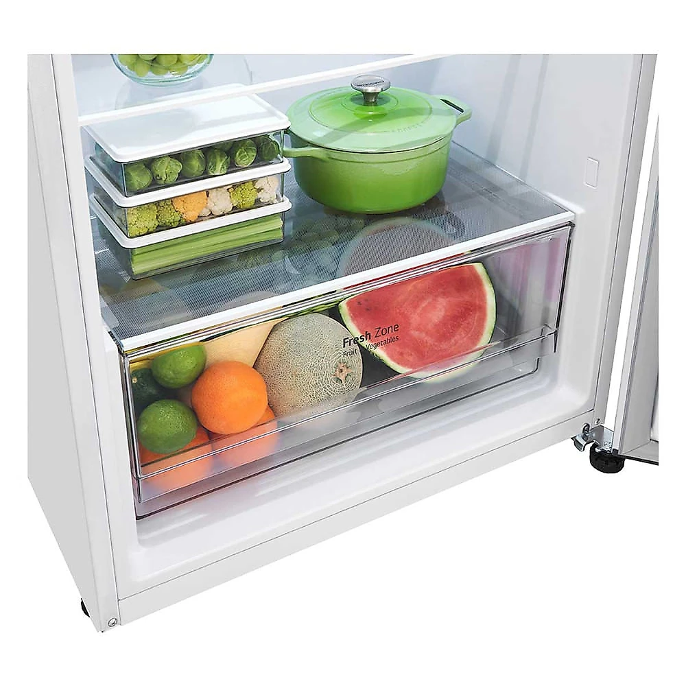 Geladeira LG Frost Free Inverter 375L Duplex GN-B372PQW Branco - 220V