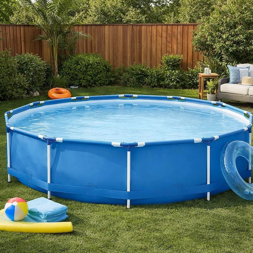 Piscina Inflável Redonda Mor Splash Fun, 4600 Litros - 001054 Piscina Inflável 4600 Litros Mor Splash Fun Redonda