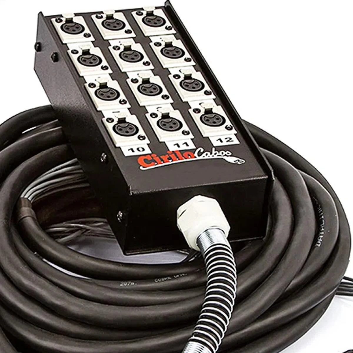 Medusa Para Mesa De Som 12 Vias C Conectores Cirilo Cabos 5M