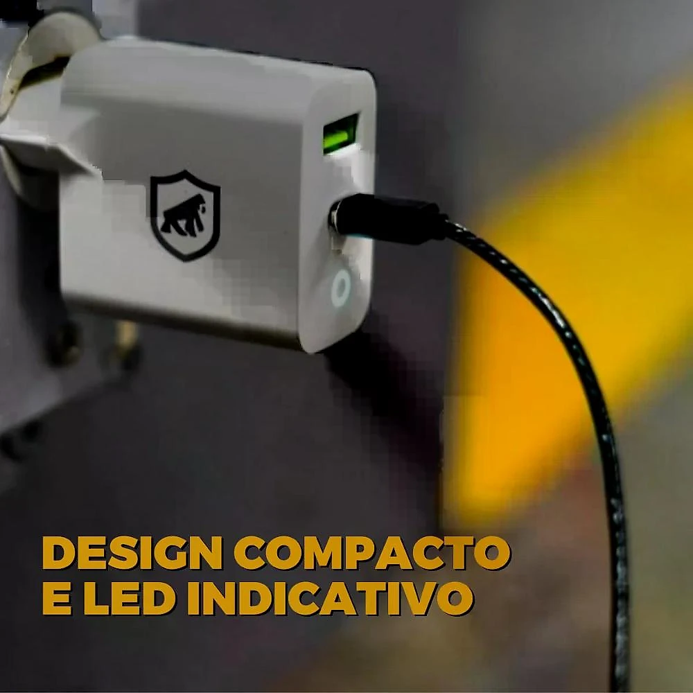 REEMBALADO - Carregador Turbo Delivery Qc 4.0 - Fonte Tipo C