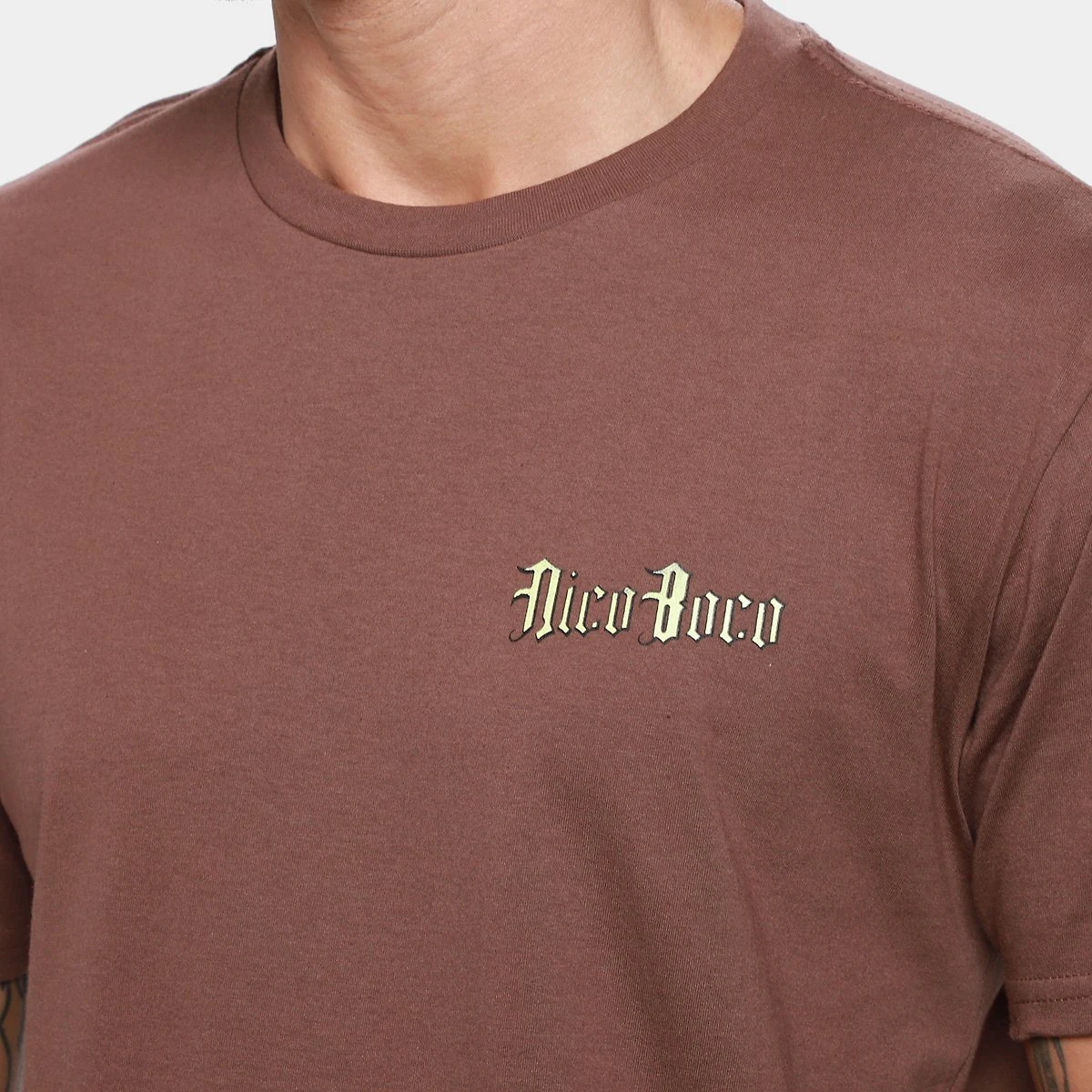 Miniatura Camiseta Nicoboco Sidewalk Masculina Marrom - G