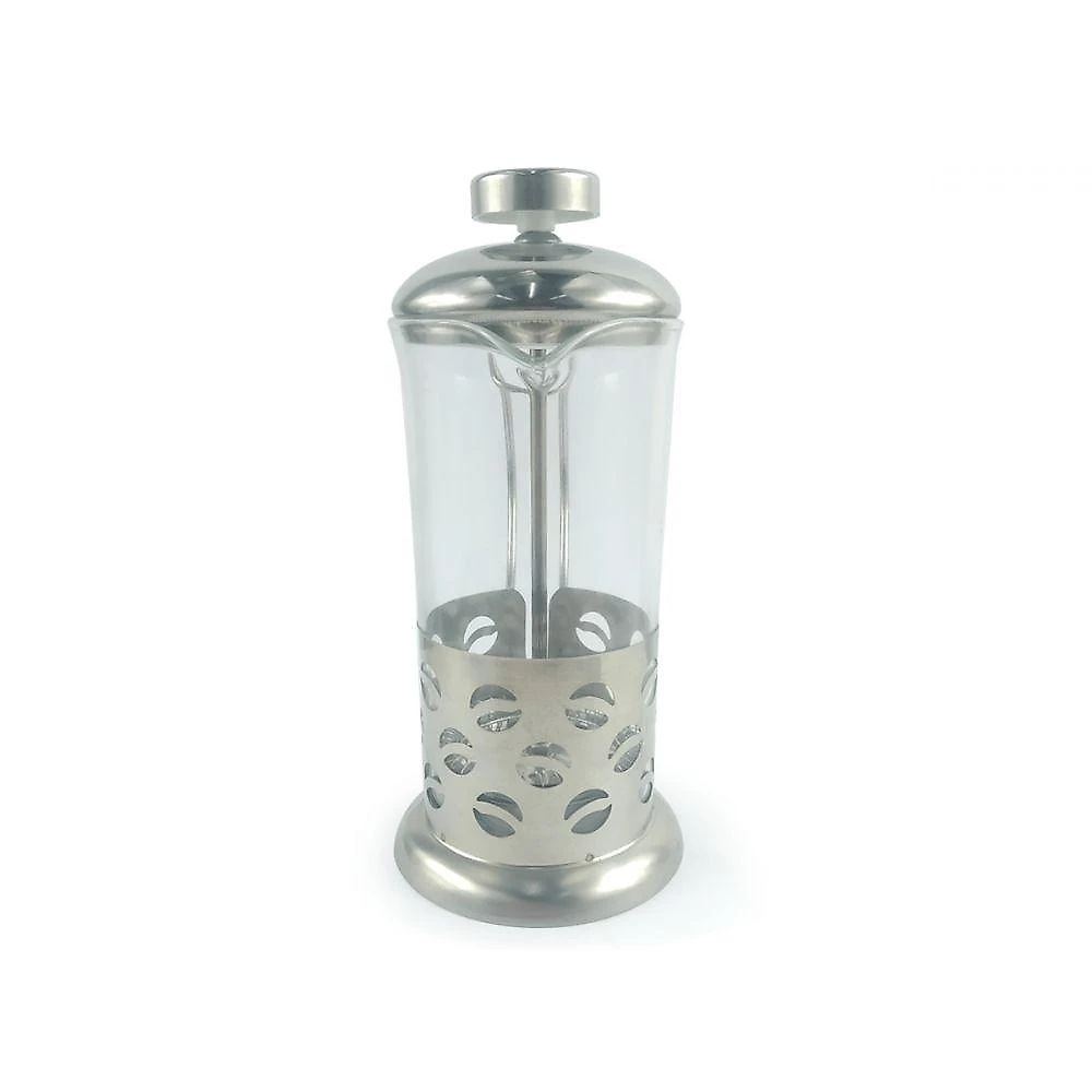 Cafeteira Francesa Com Prensa 350ml Vidro Inox Livon Coffee