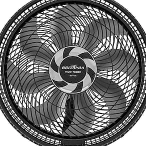 Ventilador de Mesa Britânia Maxx Force BVT481 47cm com 3 Velocidades e 8 Pás - Preto 110V
