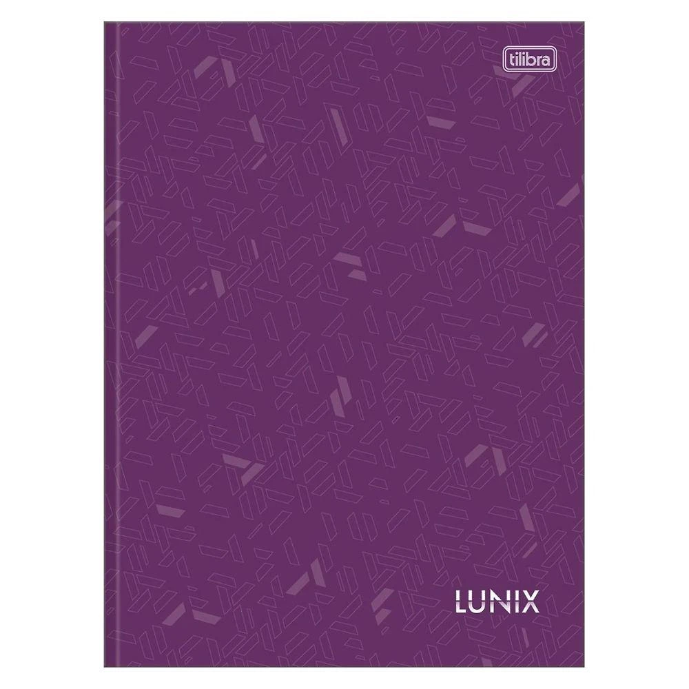 Caderno Brochura Capa Dura Universitário A4 1 Matéria 80 Folhas Lunix Tilibra Estampa 2