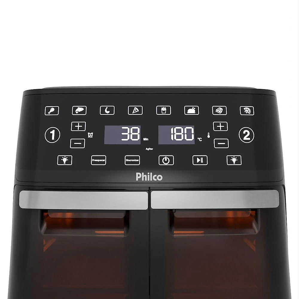 Air Fryer Philco 14L 4 Em 1 Painel Digital PAF14A 110V