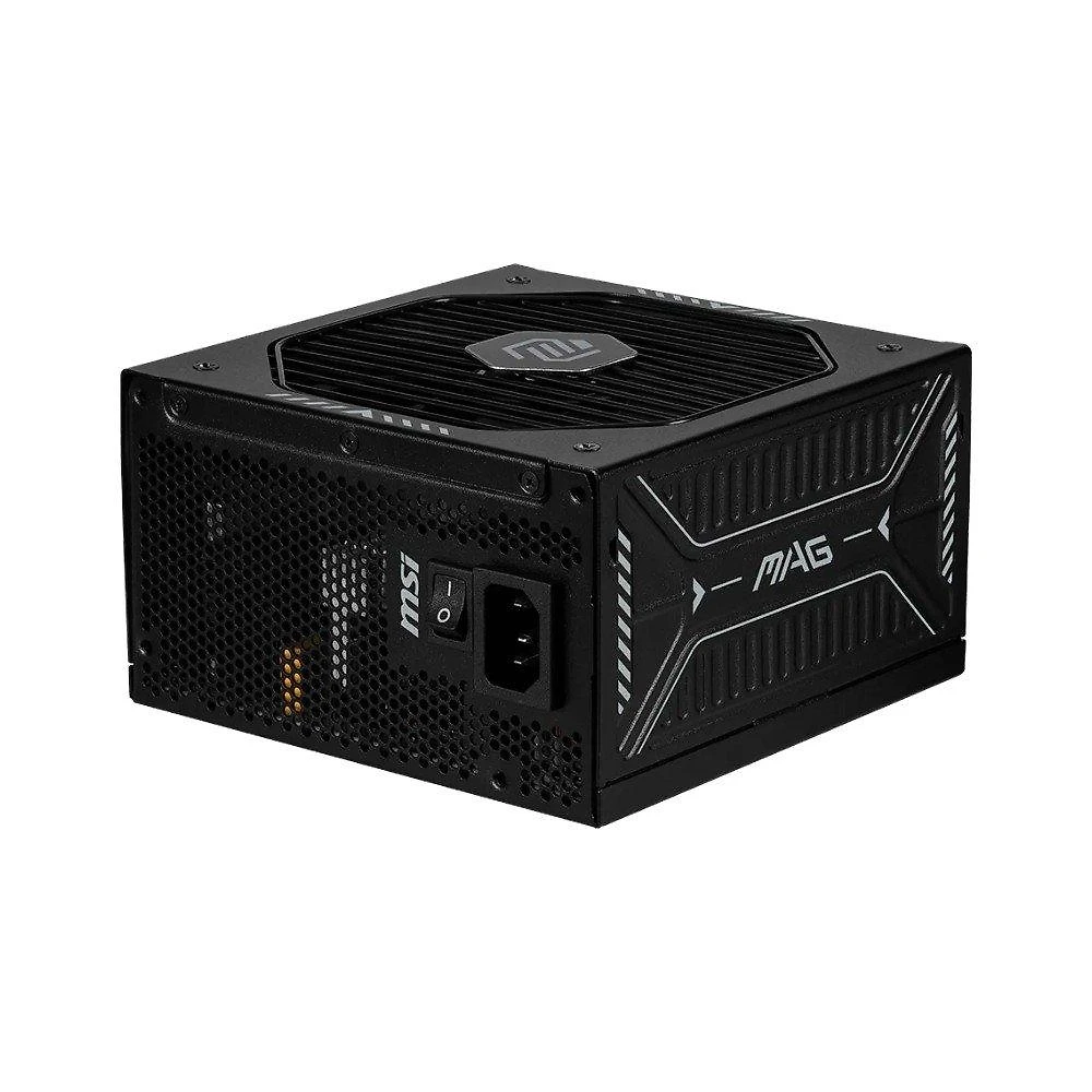 Fonte MSI MAG A1000GLS PCIE5, 1000W, 80 Plus Gold, Modular, Silent, PFC Ativo, Com Cabo, Preto - MAGA1000GLSPCIE5