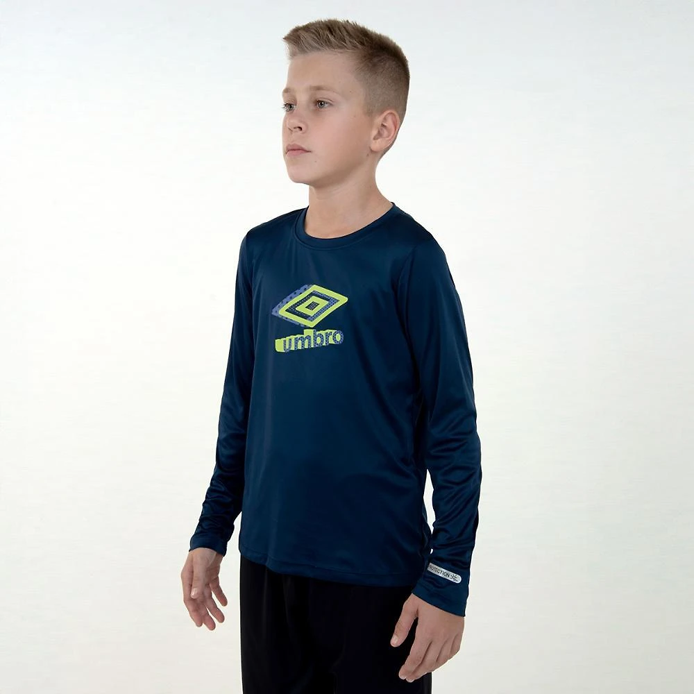 Camisa ml juvenil umbro basic uv