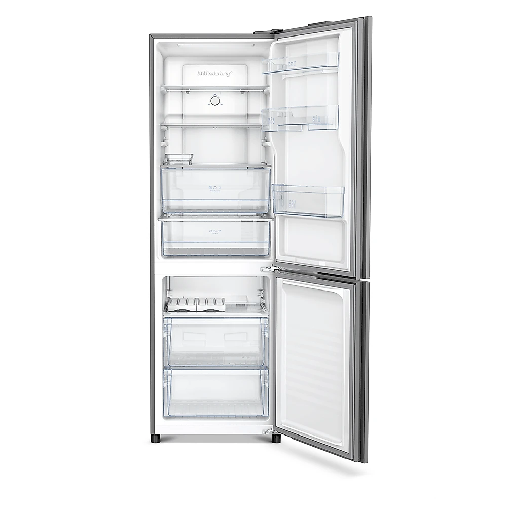 Geladeira Panasonic Frost Free 397L A+++ Titânio - NR-BB41PV1T 110v
