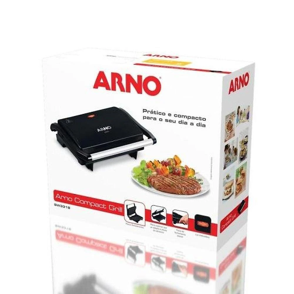 Grill Arno Compact Gpto Preto 220v