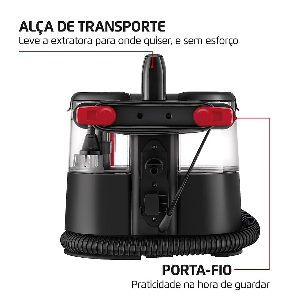 Extratora e Higienizadora Portátil Deep Cleaner I Mondial 1650W - EXP-01-R 110