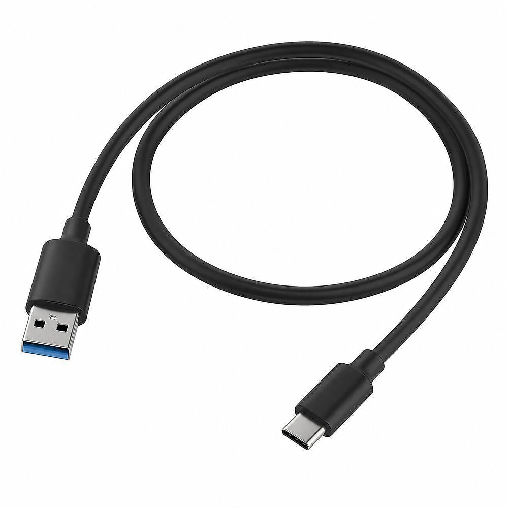 Cabo USB para USB C MDM Turbo 1 Metro Preto Fosco Carregamento Rapido e Dados 1 Unidade