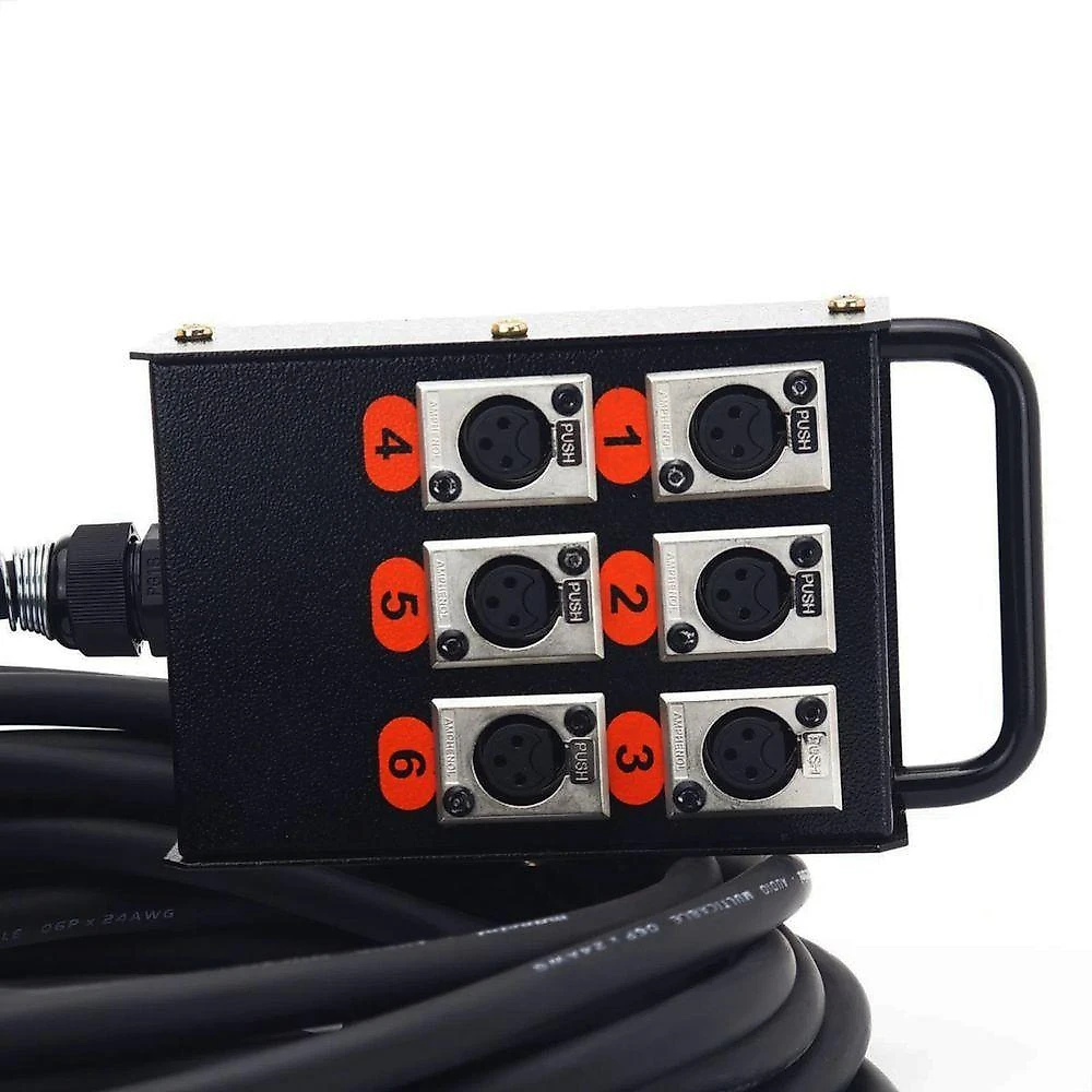 Medusa 6 Vias Montada Conectores Amphenol - 50 Metros