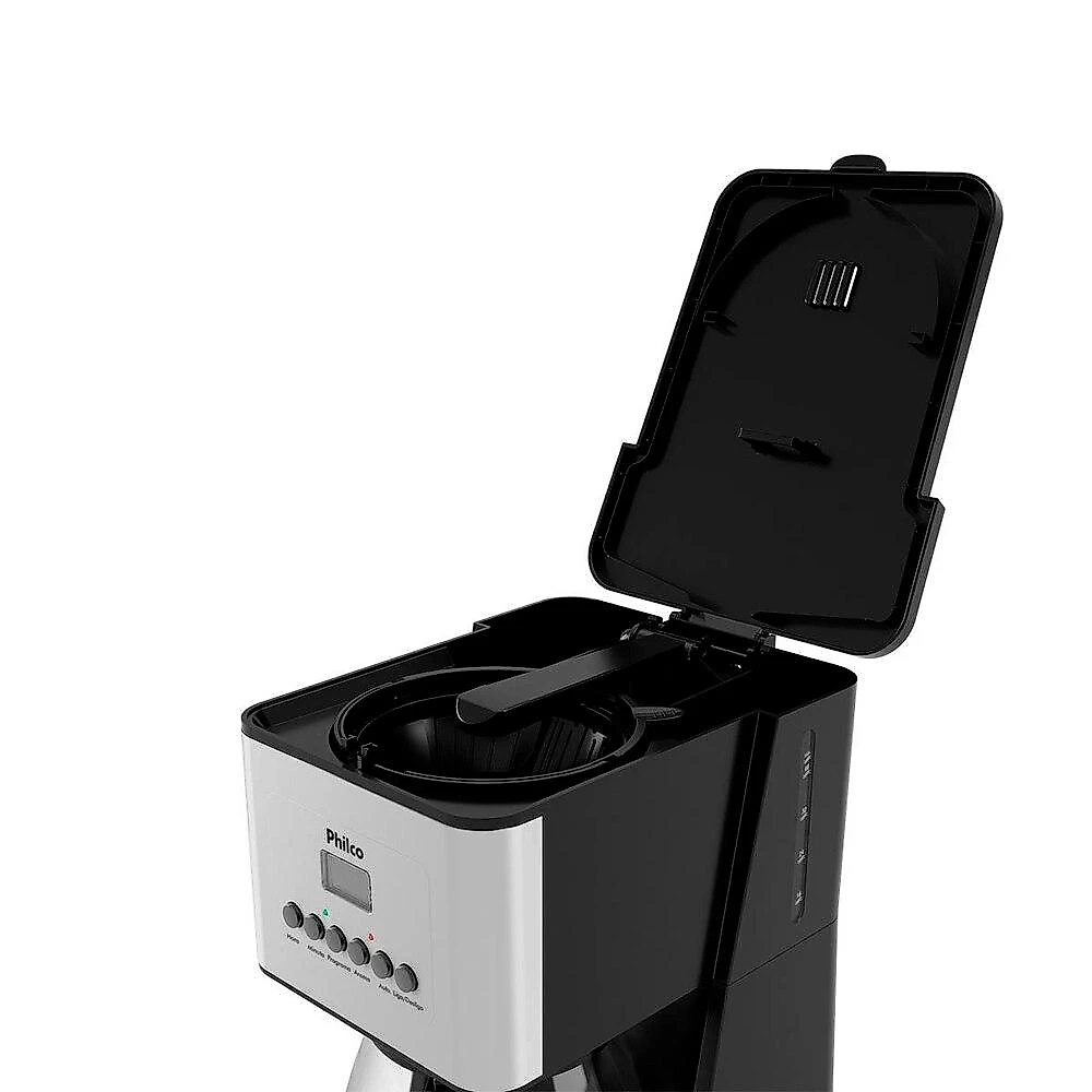 Cafeteira Philco PCF40B com Painel Digital, 1,6 Litros - 220 Volts Cafeteira Philco PCF40B com Painel Digital - 220 Volts