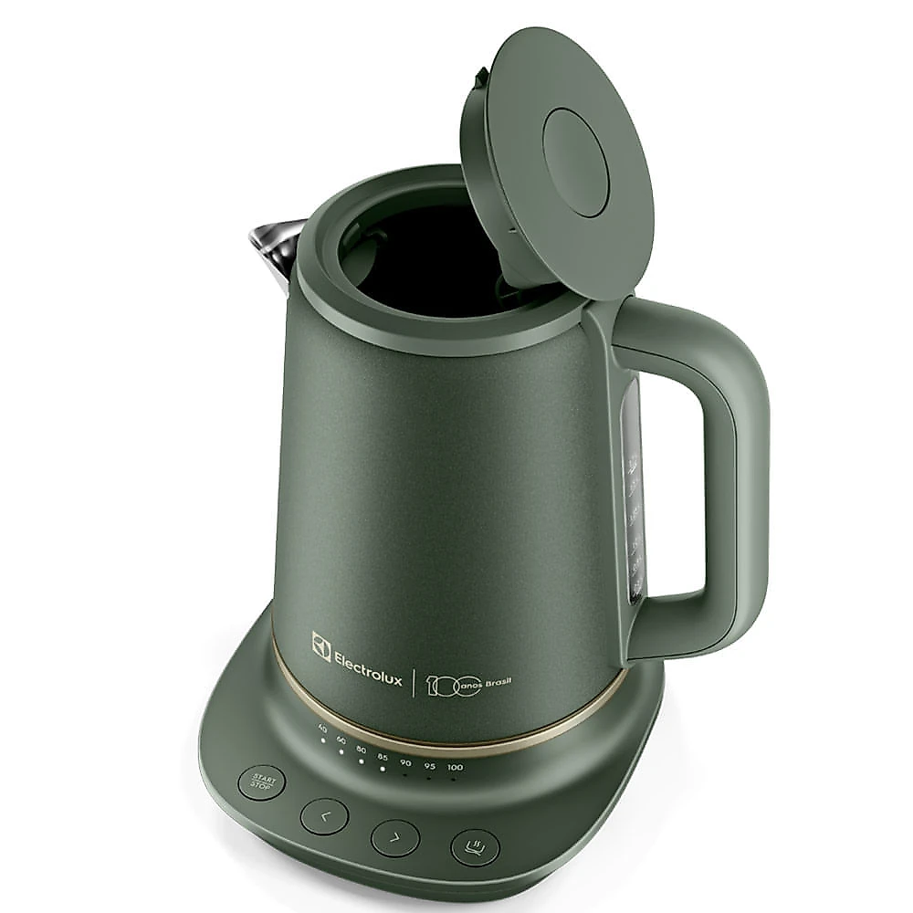 Chaleira Elétrica Electrolux 1,7L Verde Linha 100 Anos Celebre - EKP75 110