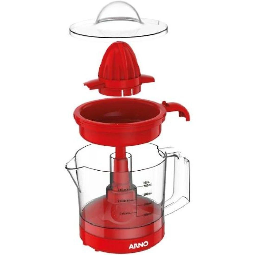 Espremedor de Frutas Express CP32 40W 0,75L Rotação Alternada Vermelho 110V Arno