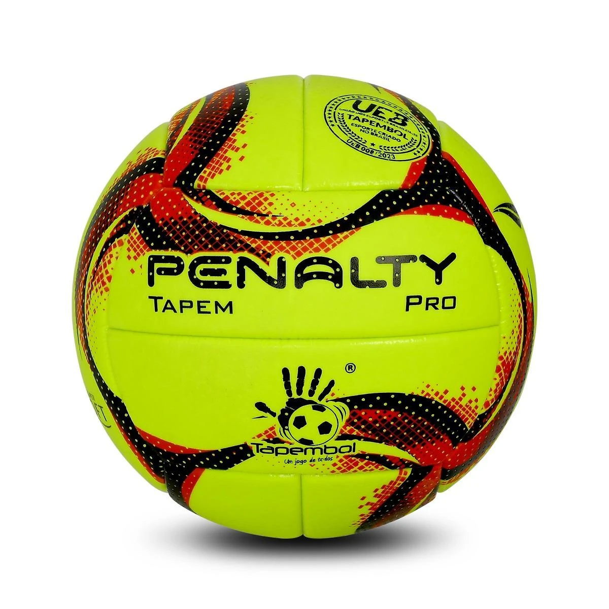 Miniatura Bola De Tapembol Penalty Pro Amarelo/Vermelho/Preto