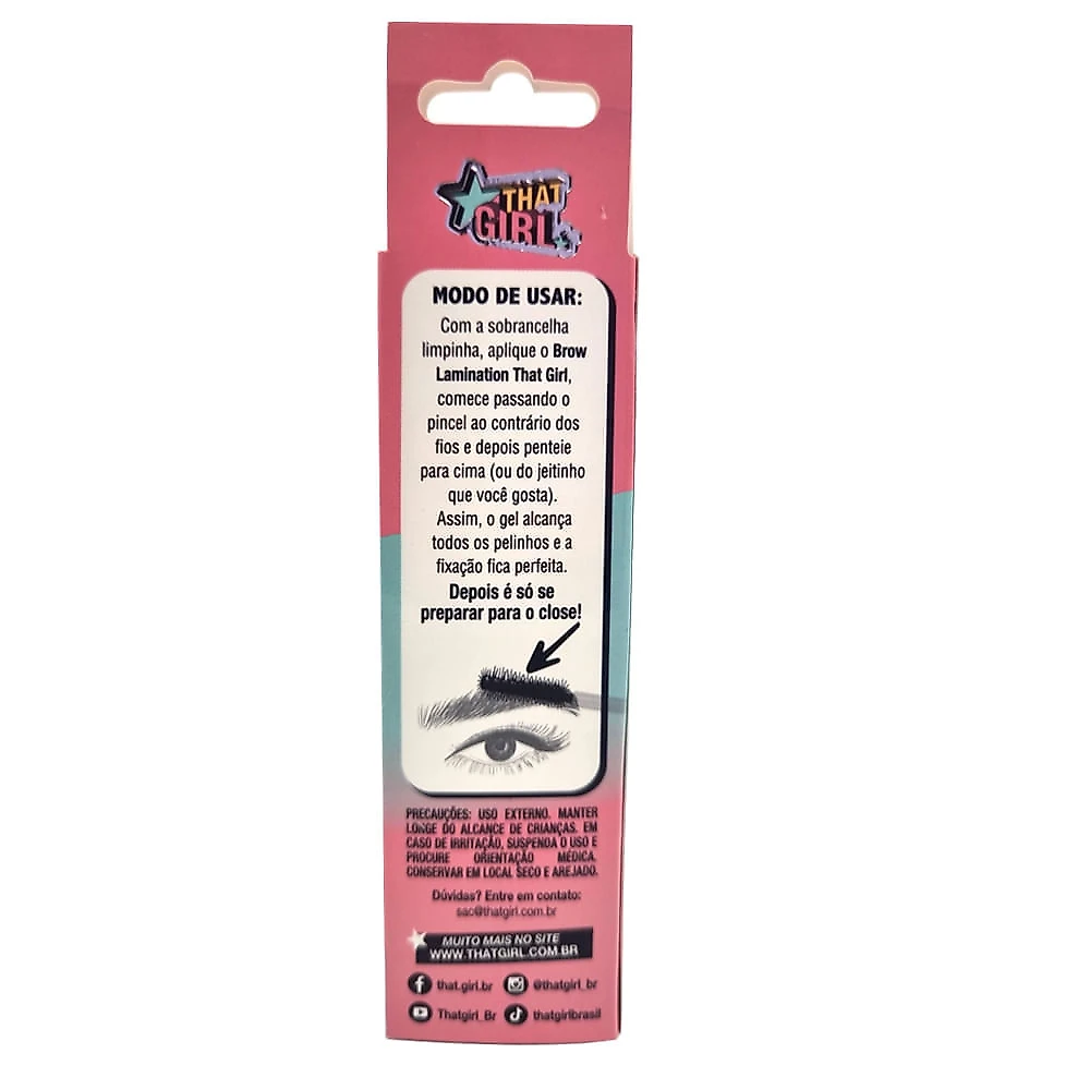 Gel Fixador de Sobrancelhas That Girl Brow Lamination 1Un