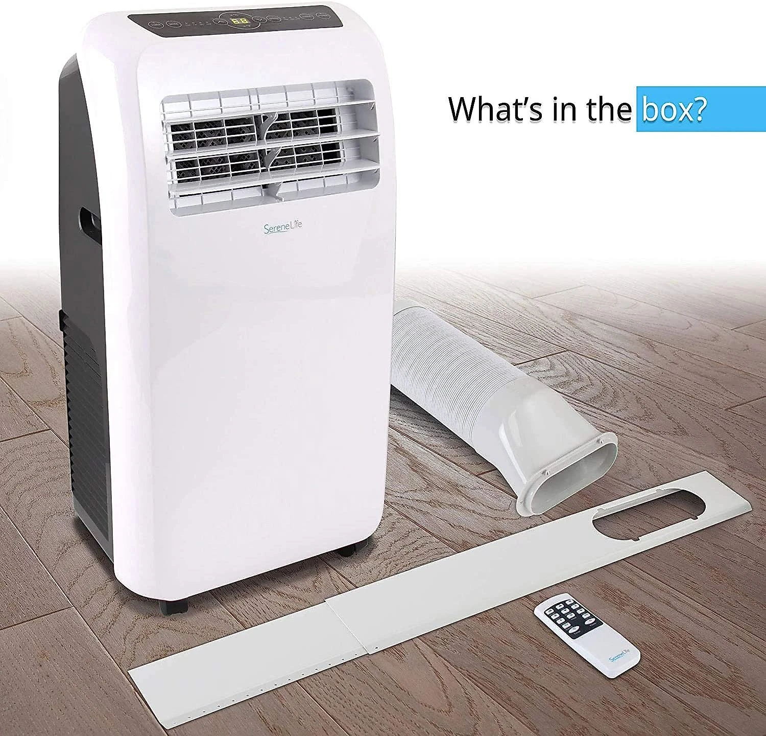 SereneLife SLACHT128 Climatizador Portátil com Controle Remoto 110V Branco