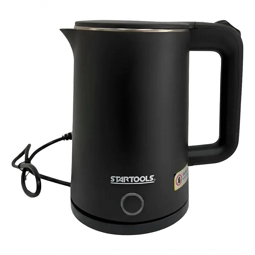 Chaleira Elétrica Startools Jarra Design 1000W 1,9L Aço Inox Café 110V