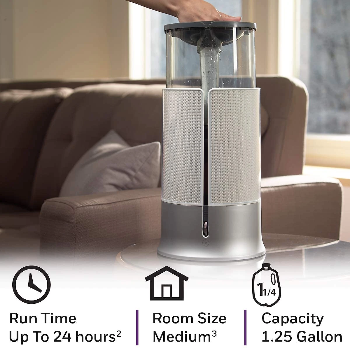 Honeywell HUL430W Umidificador Ultrassônico Portátil 47L 1 10V Branco