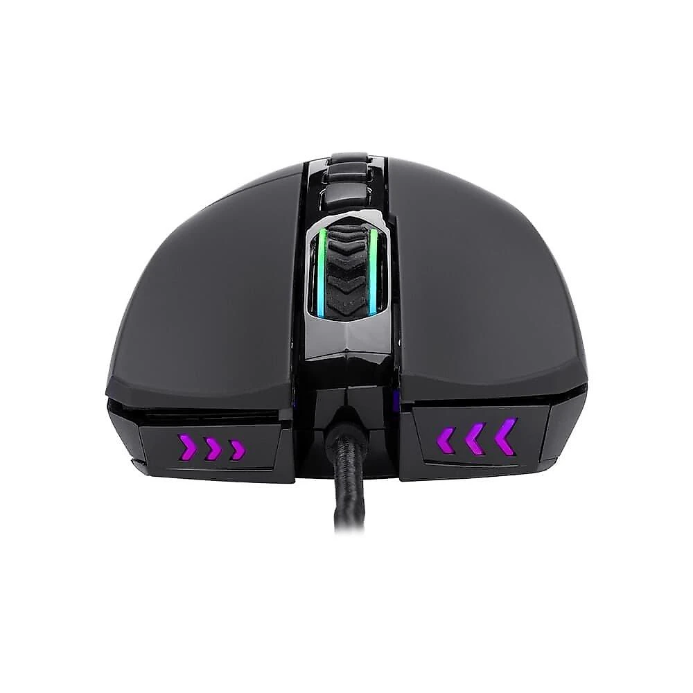 Mouse Gamer Redragon Plank, RGB, 16000 DPI, 9 Botões, Preto - M812-RGB