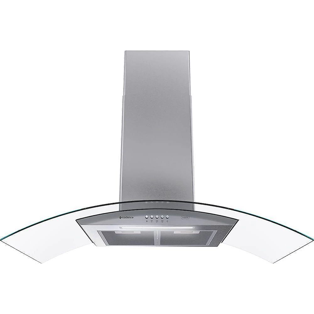 Coifa De Parede Cadence Inspire Vidro Curvo 90cm 110V