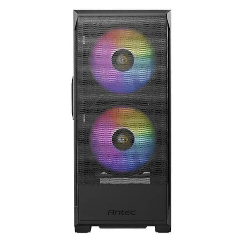 Gabinete Gamer Antec Nx416l Lateral Vidro Temperado Atx-m-atx-itx 2 Fans 120mm Argb - 0-761345-10
